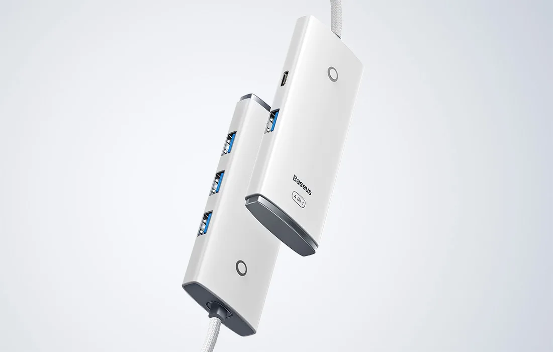 Baseus USB-C jaotur kompaktse disainiga