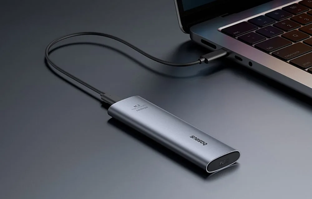 Suur salvestusmaht Baseus SSD ümbrises