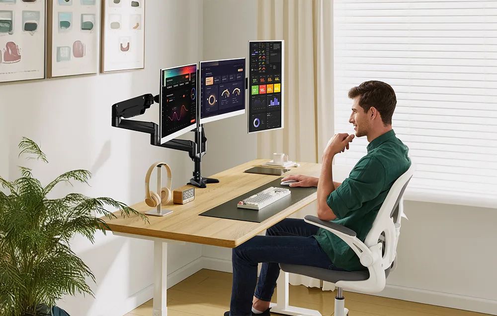 Kolmekordne monitorikinnitus - ergonoomiline disain mugavaks vaatamiseks