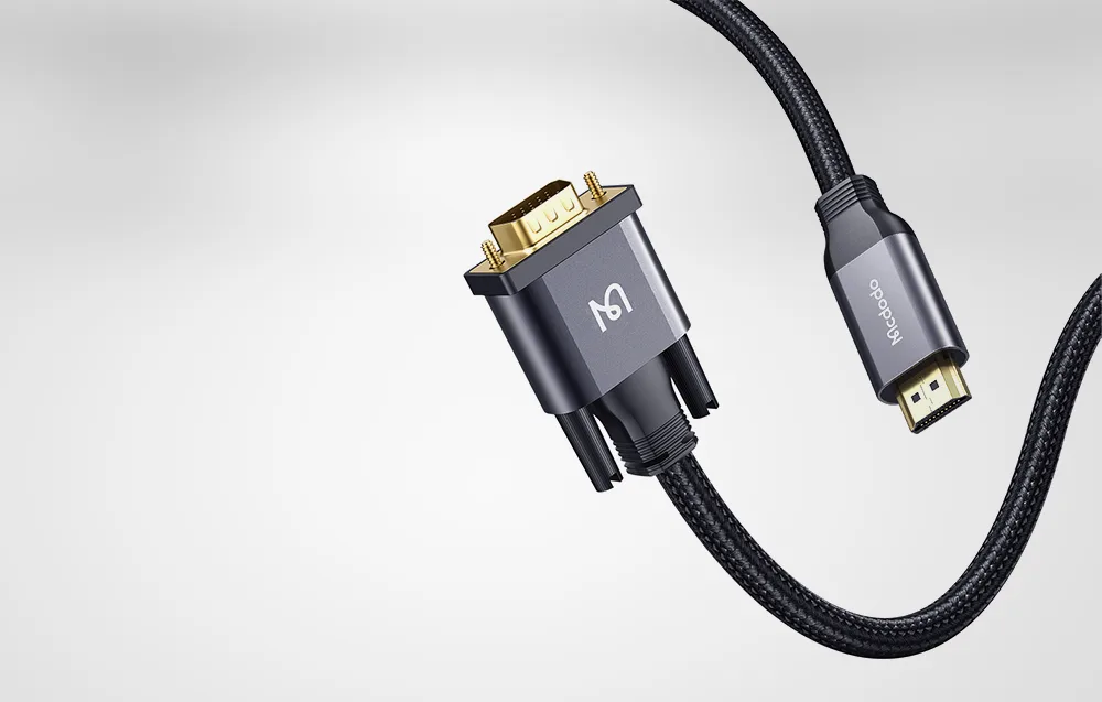 Mcdodo HDMI-VGA adapter kvaliteetne konstruktsioon