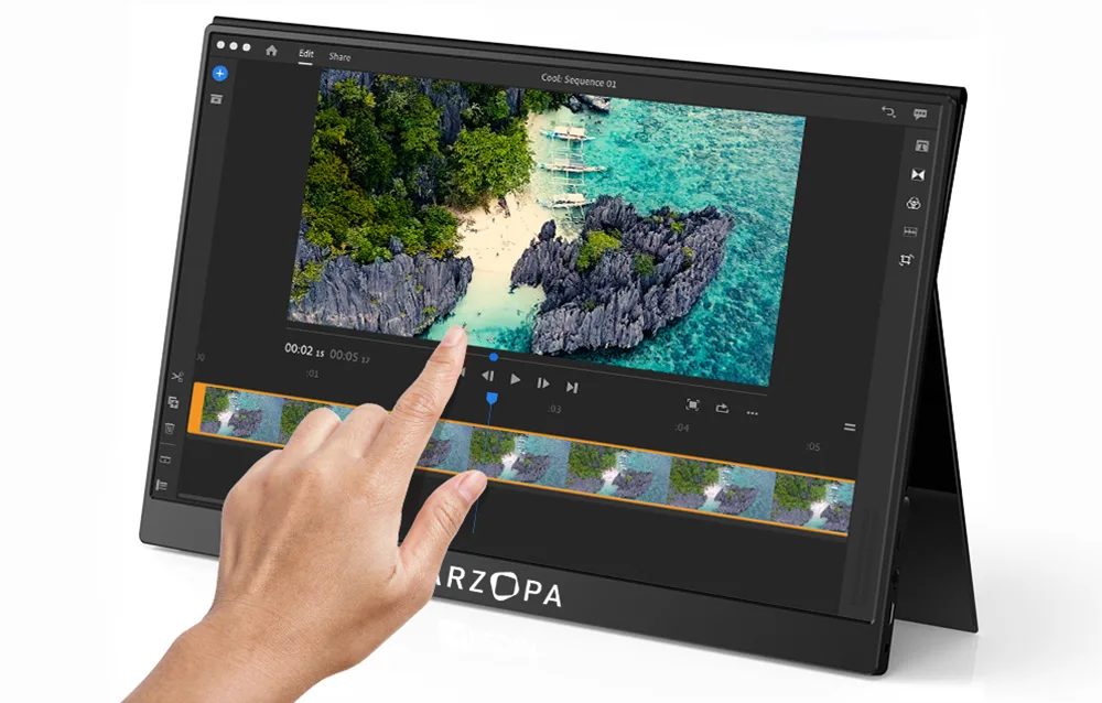 Arzopa kaasaskantav monitor A1T koos HDR-tehnoloogiaga