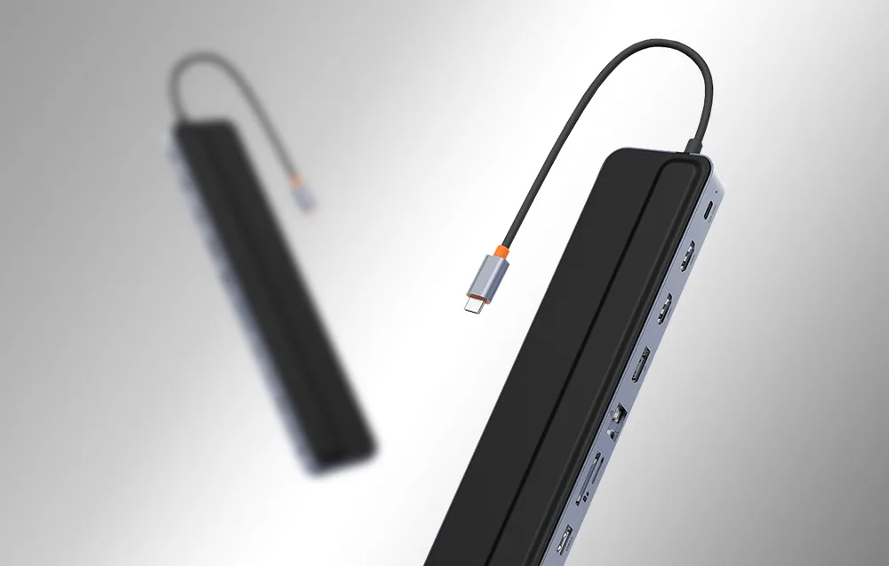 Baseus USB-C jaotur – ühendusvõimalused erinevate seadmetega