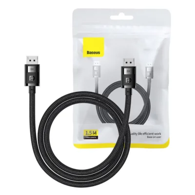 8K DisplayPort Kaabel Baseus 1,5 m (240Hz, HDR, Must)