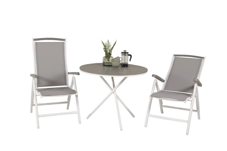 Alumiiniumist aia söögilaua komplekt Parma/Albany, GR18339 – 6