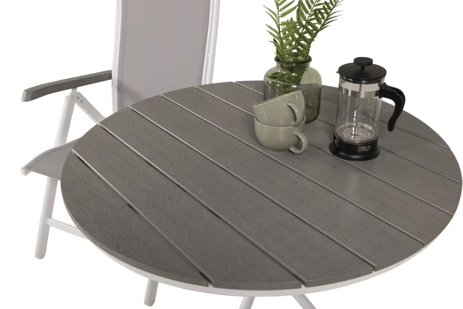 Alumiiniumist aia söögilaua komplekt Parma/Albany, GR18339 – 9