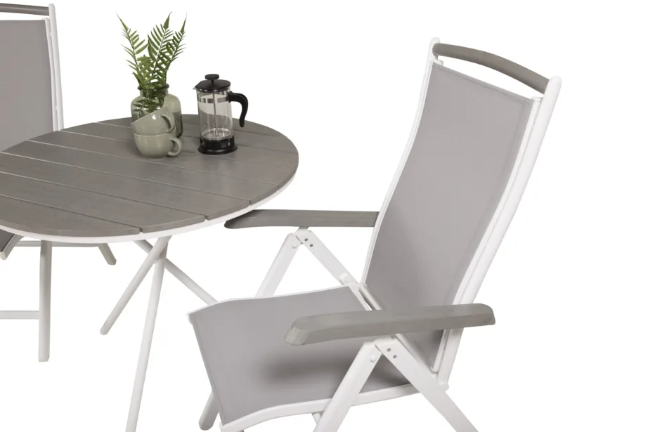 Alumiiniumist aia söögilaua komplekt Parma/Albany, GR18339 – 10