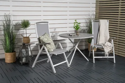 Alumiiniumist aia söögilaua komplekt Parma/Albany