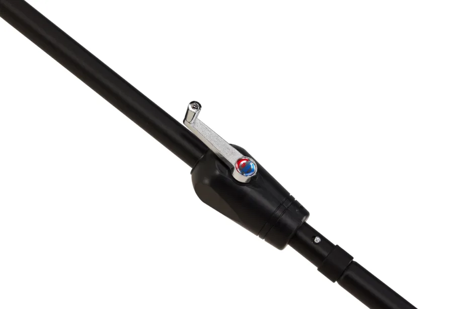 Alumiiniumist päikesevari Leeds, must/valge, 3m, 1133-444 – 11