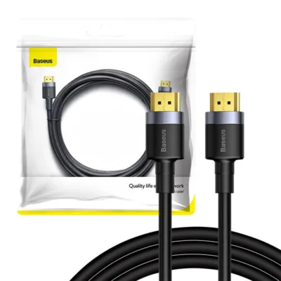 Baseus Cafule HDMI 2.0 Kaabel, 4K@60Hz, 3m, Must