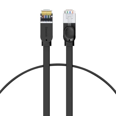 Baseus Cat 6 lamedakeelne võrgukaabel RJ45, 0,5 m, must