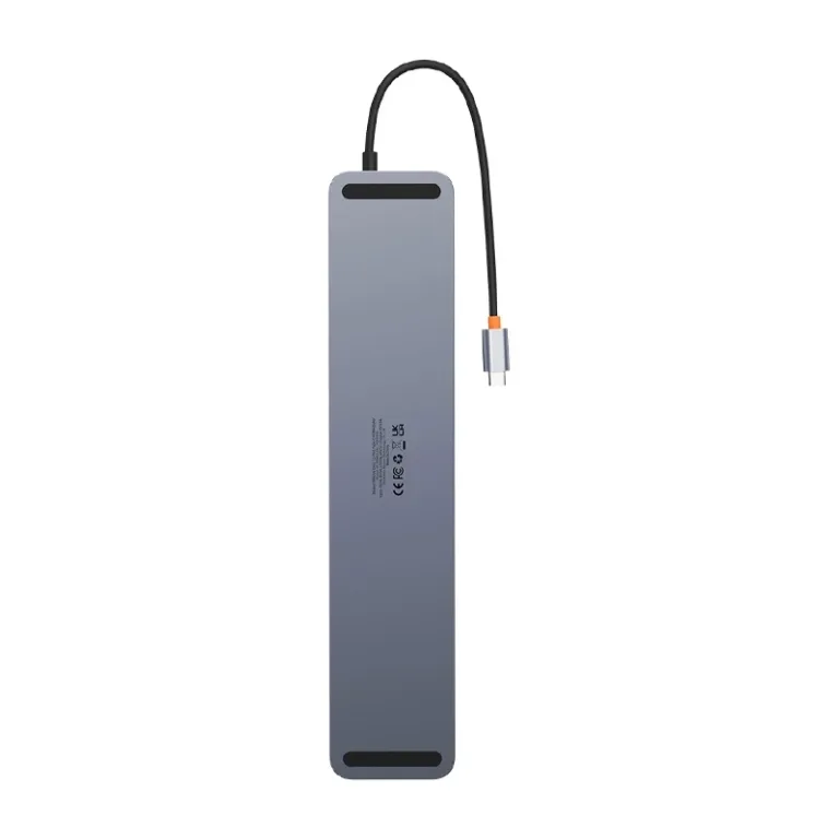 Baseus EliteJoy Gen2 12in1 USB-C Jaotur (2xHDMI, 3xUSB 3.0, PD 100W, RJ45, 3.5mm, Tumehall)