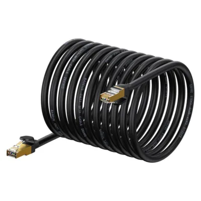 Baseus Ethernet-kaabel CAT7, 10Gbps, 30m, PVC, Must