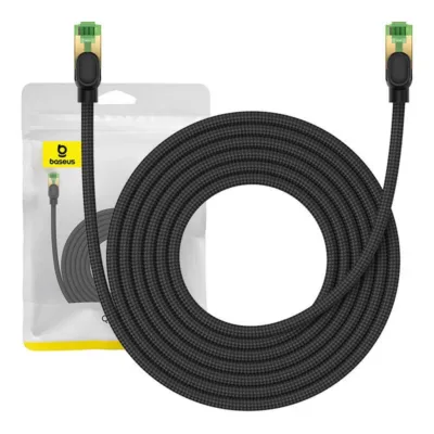 Baseus Etherneti kaabel Cat.8 RJ45, 40 Gbps, 5 m (must)