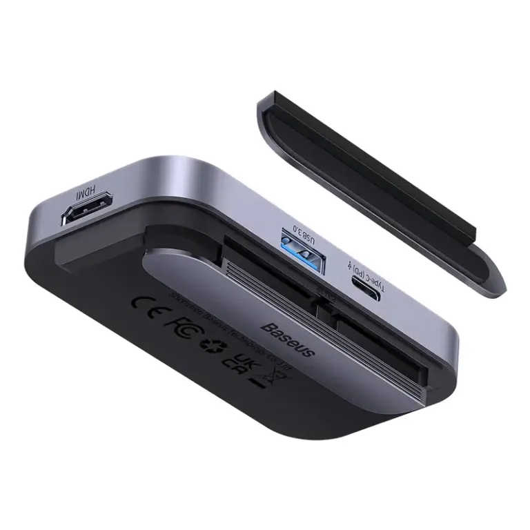 Baseus PadJoy Hub 6in1 – USB-C, HDMI, SD/TF, PD 100W (Hall)
