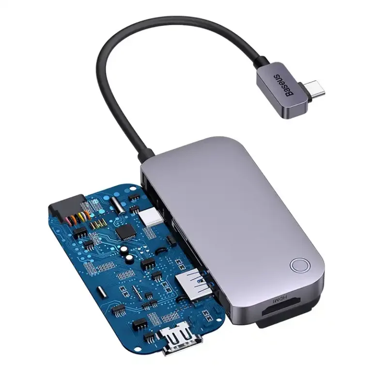 Baseus PadJoy Hub 6in1 – USB-C, HDMI, SD/TF, PD 100W (Hall)