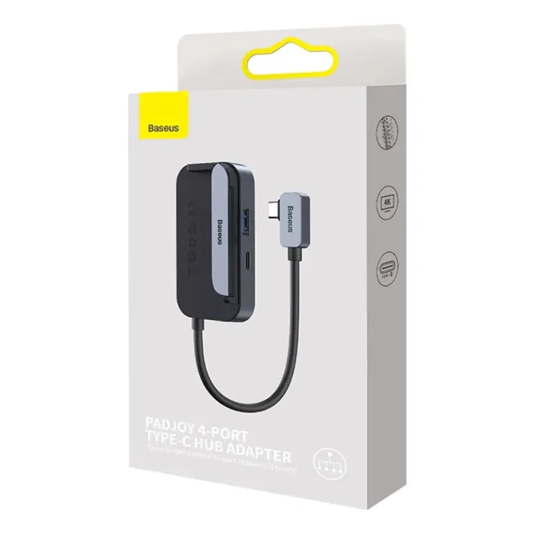 Baseus PadJoy Hub 6in1 – USB-C, HDMI, SD/TF, PD 100W (Hall)