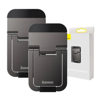 Baseus Slim sülearvuti alus (LUZC000013, tsink sulam, 2 tk, hall)