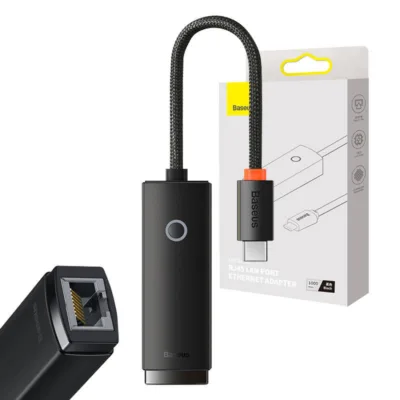 Baseus USB-C RJ45 adapter Lite Series (1000 MB/s, must)