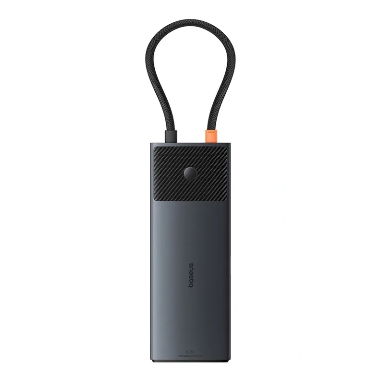 Baseus USB-C adapter Metal Gleam 11-ühes (4K@60Hz, 100W, RJ45)