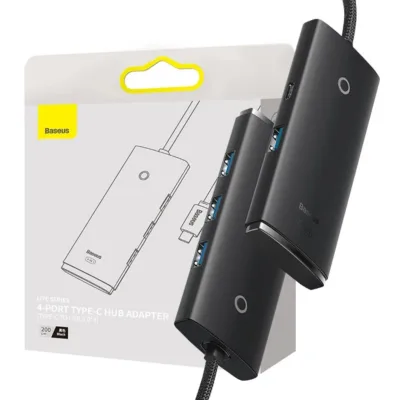Baseus USB-C jaotur – Lite 4in1 (4x USB 3.0, 2m)
