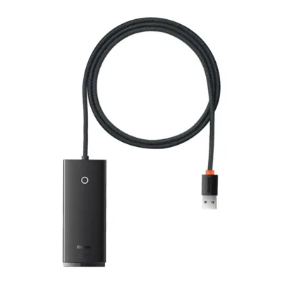 Baseus USB jagaja: USB 3.0 4in1 Jagaja - Lite Series (1m, Must)