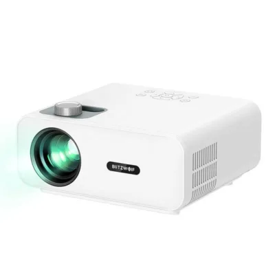 BlitzWolf LED projektor BW-V5 1080p (HDMI, USB, AV, 9000 lm, valge)