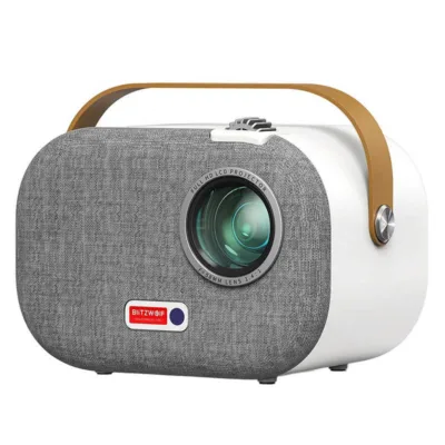 Blitzwolf mini projektor BW-V2 – 1080P Full HD, WiFi, Bluetooth ja Android (valge)