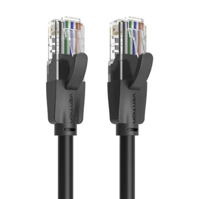 CAT6 Ethernet kaabel – Vention IBEBQ (1000 Mbps, 20m, Must)