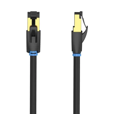 CAT8 võrgukaabel Vention IKABF SFTP (40Gbps, 1m, Must)