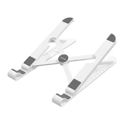 Ergonoomiline sülearvutialus – Vention KDNW0 (valge, 9-tasemeline kaldenurk)