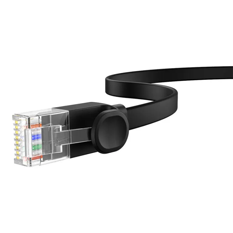 Ethernet lamekaabel Baseus RJ45, Cat.6, 12m (must, 1000 Mbps)