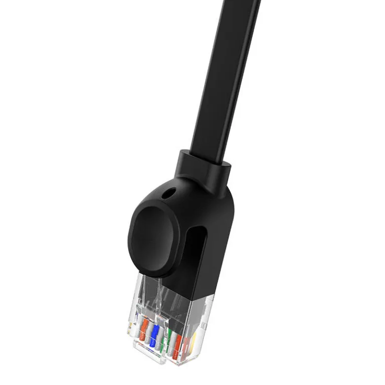 Ethernet lamekaabel Baseus RJ45, Cat.6, 12m (must, 1000 Mbps)