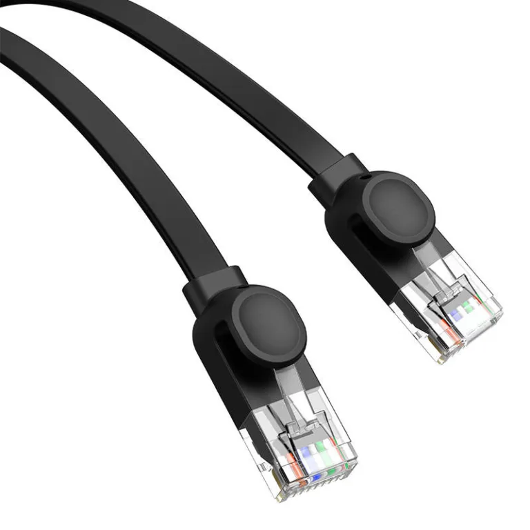 Ethernet lamekaabel Baseus RJ45, Cat.6, 12m (must, 1000 Mbps)