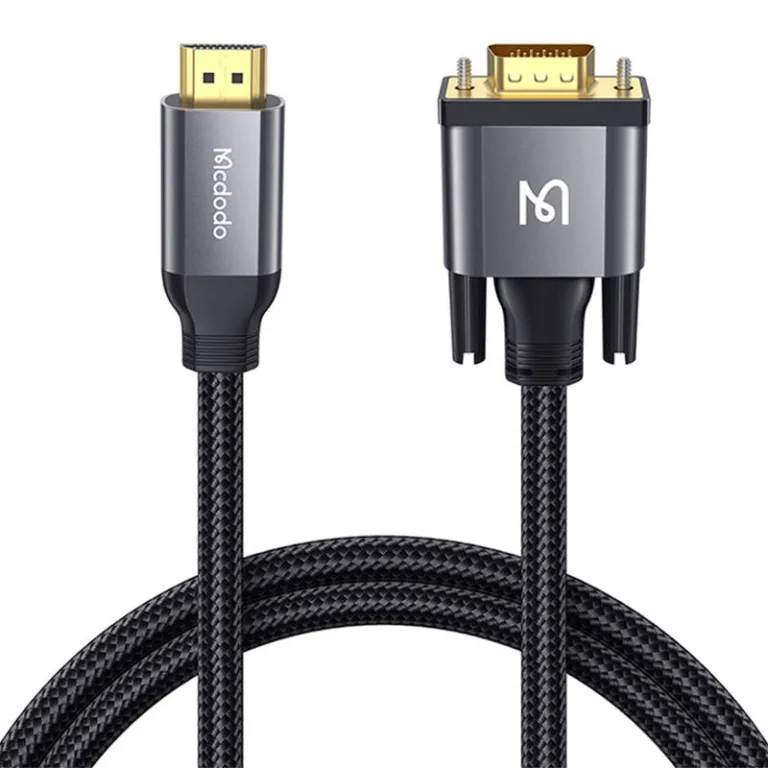 HDMI-VGA adapter – Mcdodo CA-7770, 2m (Must, 1080p)