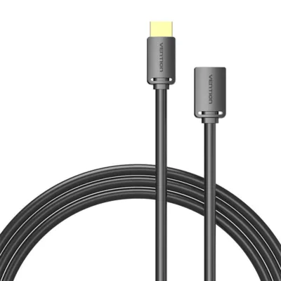 HDMI pikenduskaabel 4K – Vention AHCBI HDMI 2.0 Pikenduskaabel 3m, 4K@60Hz, HDR, Must