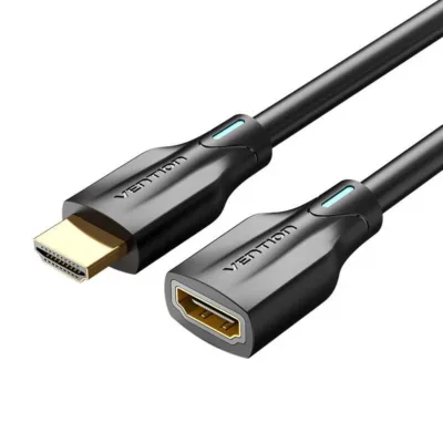 HDMI pikenduskaabel Vention AHBBG – HDMI 2.1 (1,5 m, 8K 60Hz / 4K 120Hz, must)