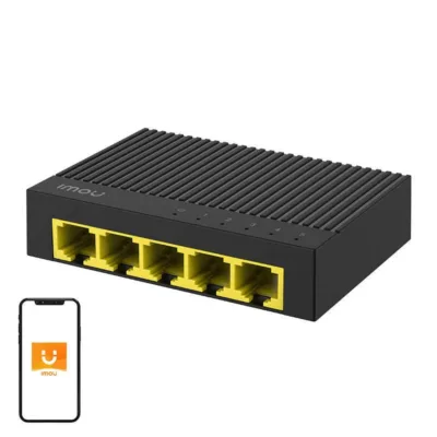 IMOU SG105C 5-port LAN lüliti (10/100/1000 Mbps, Plug & Play)