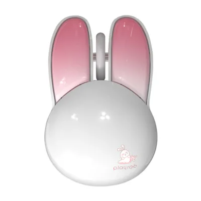 Juhtmevaba hiir: MOFII Bluetooth Rabbit M6DM (1200 DPI, valge-roosa)