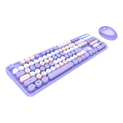 Juhtmevaba klaviatuurikomplekt: MOFII Sweet (lilla, 104 klahvi, DPI reguleeritav)