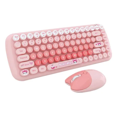 Juhtmevaba klaviatuurikomplekt – Mofii Candy New (Roosa, 2.4G)