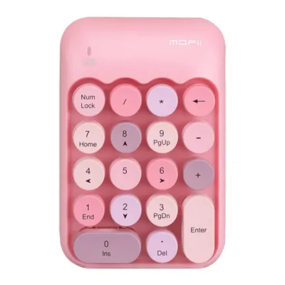 Juhtmevaba numbriklaviatuur MOFII X910 (Roosa, 2.4GHz, USB)