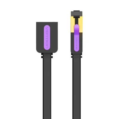 Lame võrgukaabel – Vention ICBBI Cat.7 Pikendus 10Gbps 3m RJ45 Must