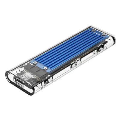 M.2 NVMe SSD korpus – Orico TCM2-C3-BL-BP (USB-C 3.1 Gen.2, 10Gbps, sinine)