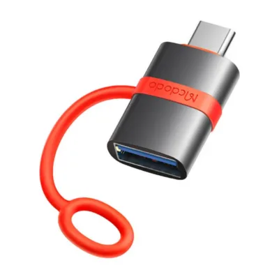 McDodo OT-3810 USB-C ja USB-A adapter (must, 5 Gbps, OTG)