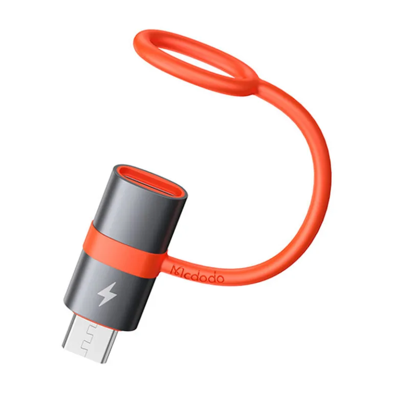 McDodo OT-3820 USB-C-Micro USB Adapter (QC Kiirlaadimine, must)