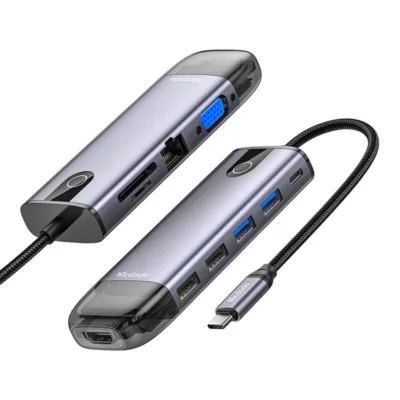 Mcdodo HU-7740 6-ühes USB-C jaotur (USB-C, HDMI, 2x USB3.0, SD/TF)