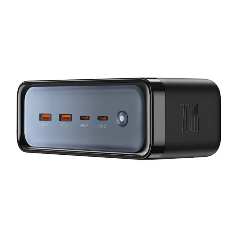 Mcdodo pistikupesa 6in1 CH-4610 (2x USB-C, 2x USB-A, 2 pistikupesa, 70W, 2500W, must)