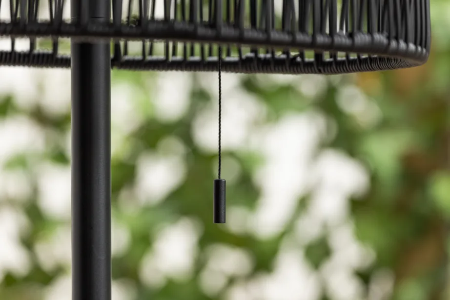 Metallist aia põrandalamp Mabis, must, ø40×150, 7560-100 – 3