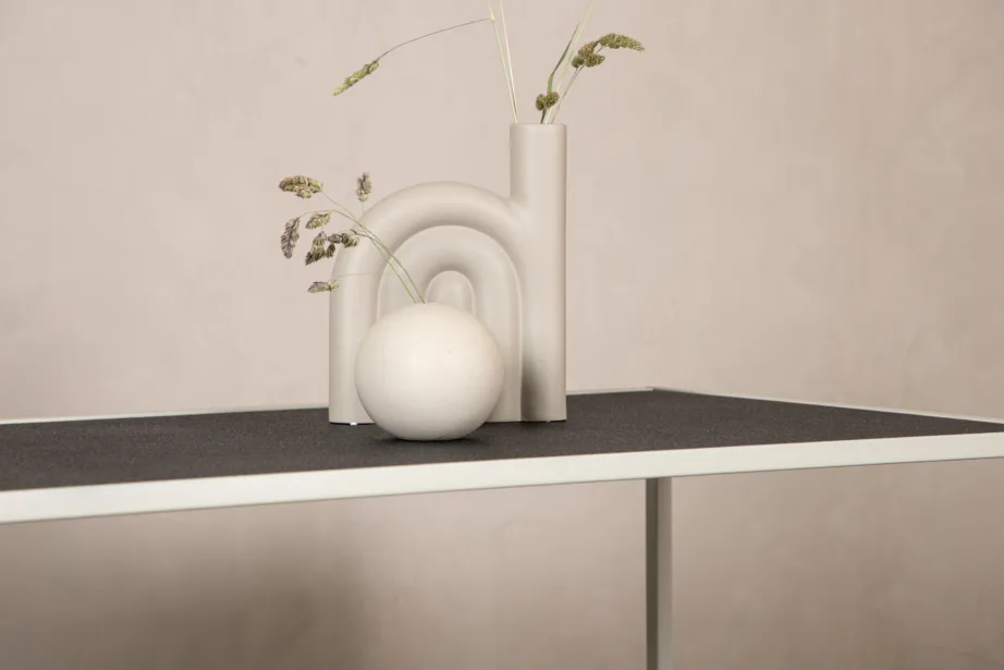 Metallist diivanilaud aeda Siaton, beež/hall, 60x110x50, 6138-002 – 2