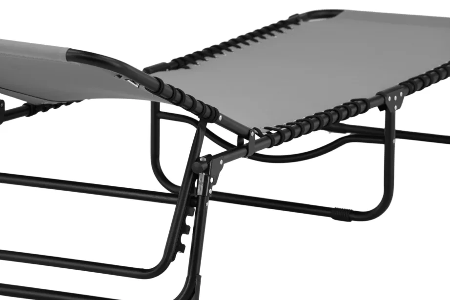 Metallist lamamistool Majken, must/hall, 60×190, 6175-002 – 12